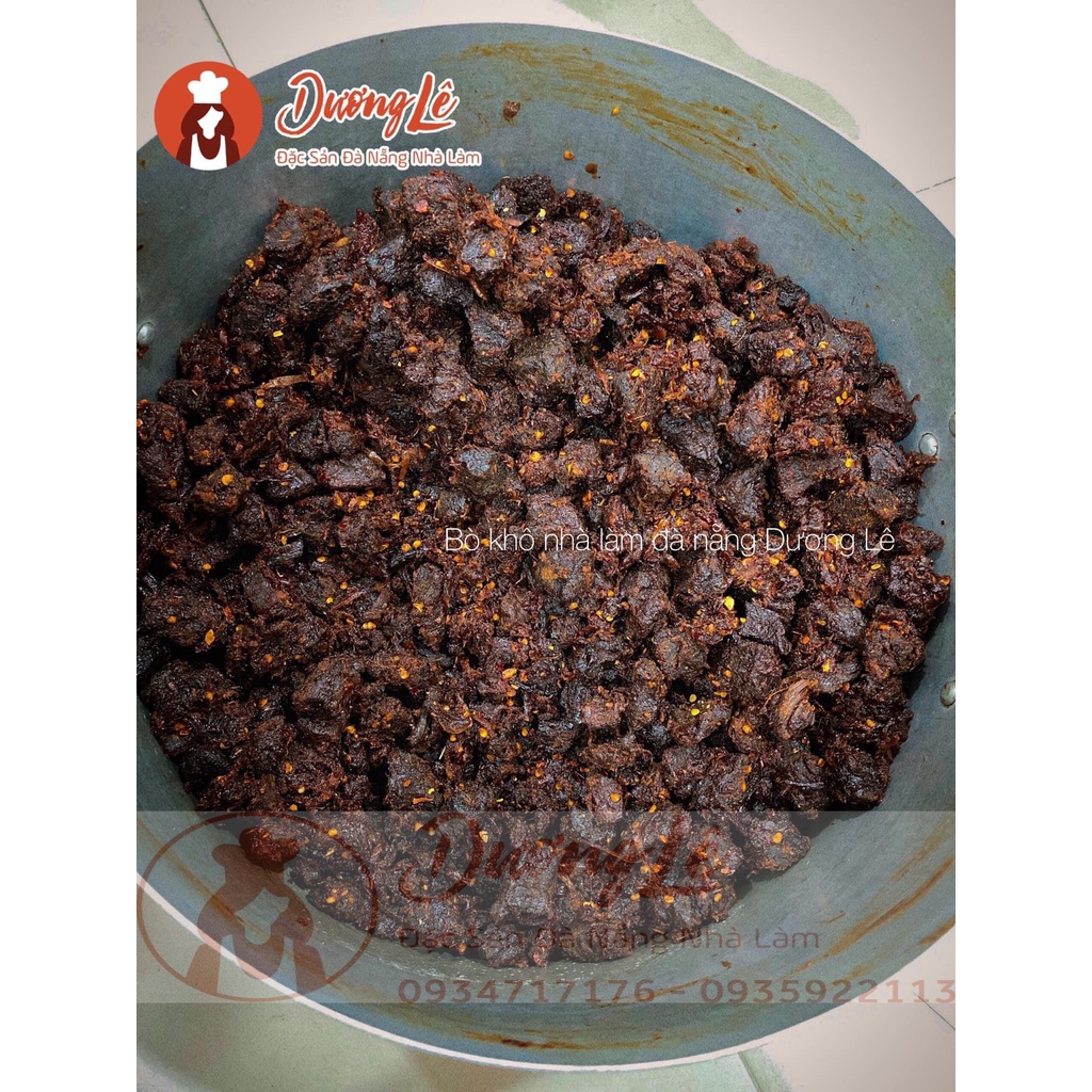 Bò Khô Viên Khô 250gr Đặc Sản Đà Nẵng Nhà Làm Dương Lê | BigBuy360 - bigbuy360.vn