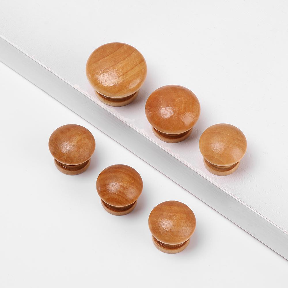 Set 10 Tay Nắm Cửa Tủ Bằng Gỗ Tự Nhiên