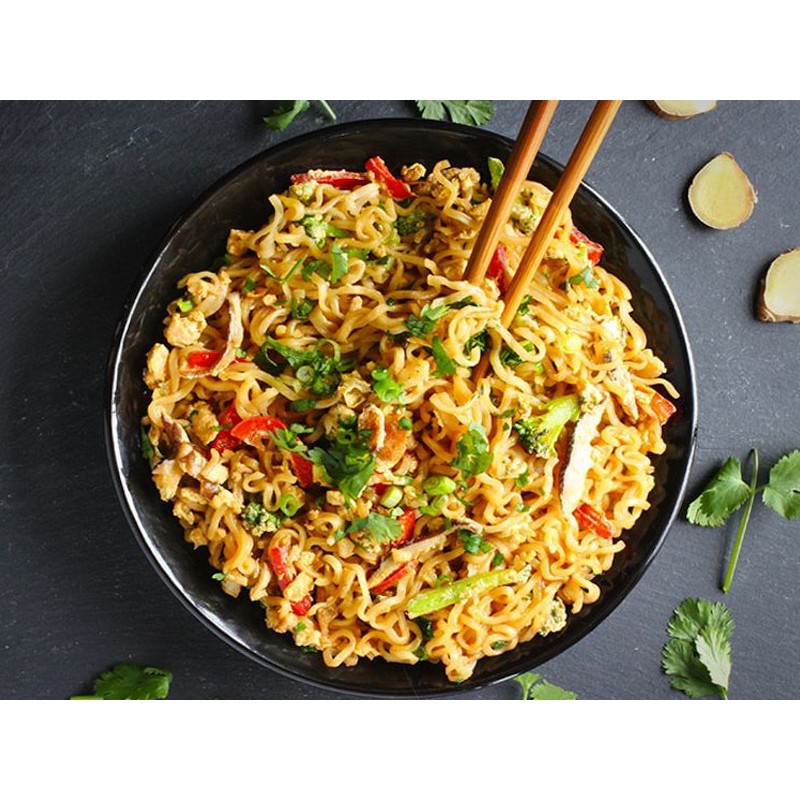 Mì ăn liền hữu cơ không trứng và có trứng ALB GOLD 250g (4 miếng) | BigBuy360 - bigbuy360.vn