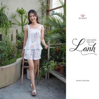Bộ mặc nhà winny 22203 chất lanh