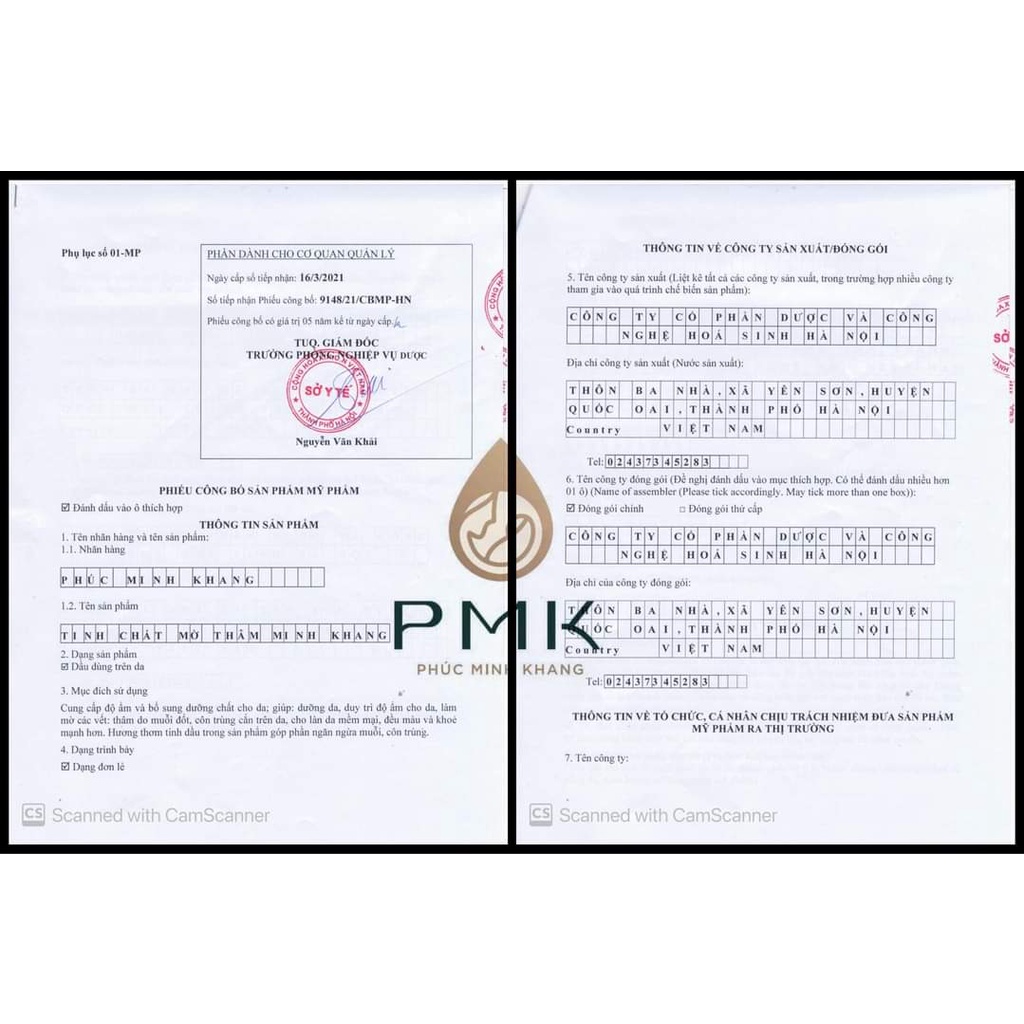 Tinh chất Xóa mờ thâm Minh Khang- Xoá thâm Sẹo,thâm mắt, thâm môi,thâm nách,thâm mụn,thâm gãi ngứa - Chính Hãng