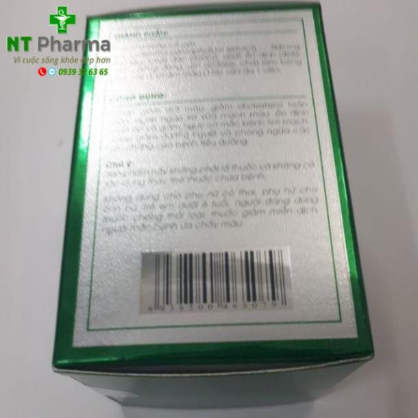 [CHÍNH HÃNG] Viên uống Giảo Cổ Lam Tuệ Linh - hỗ trợ giảm mỡ máu, tiểu đường, huyết áp, tim mạch