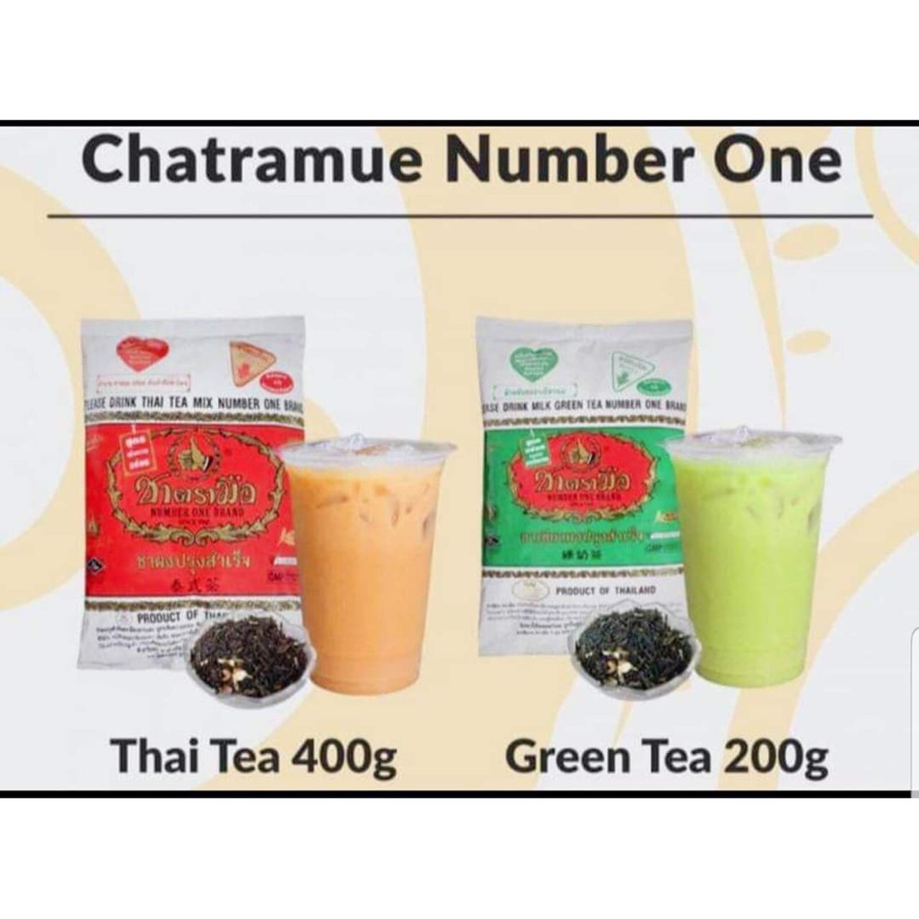 Bột trà Thái xanh - đỏ Chatramue Brand 54k/ gói 200gr-400gr