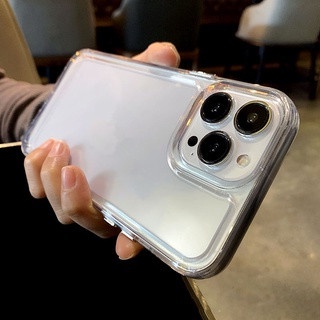 Ốp Điện Thoại Cứng Trong Suốt Chống Sốc Sang Trọng Cho iPhone 14 Pro Max 13 12 Pro Max 11 X XR XS 7 8 Plus