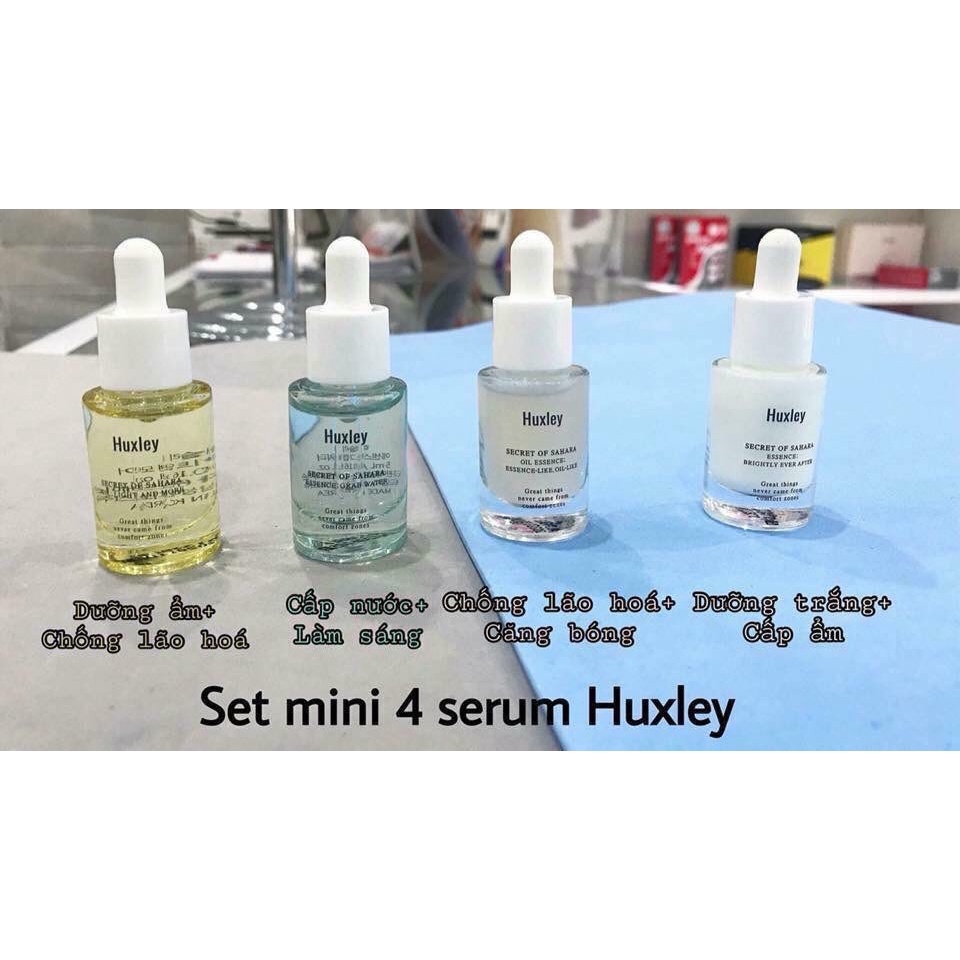 Serum Huxley Mini Tinh Chất Dưỡng Da Huxley Secret Of Sahara Oil Light And More Huxley Secret Of Sahara Essence Oil 5ml