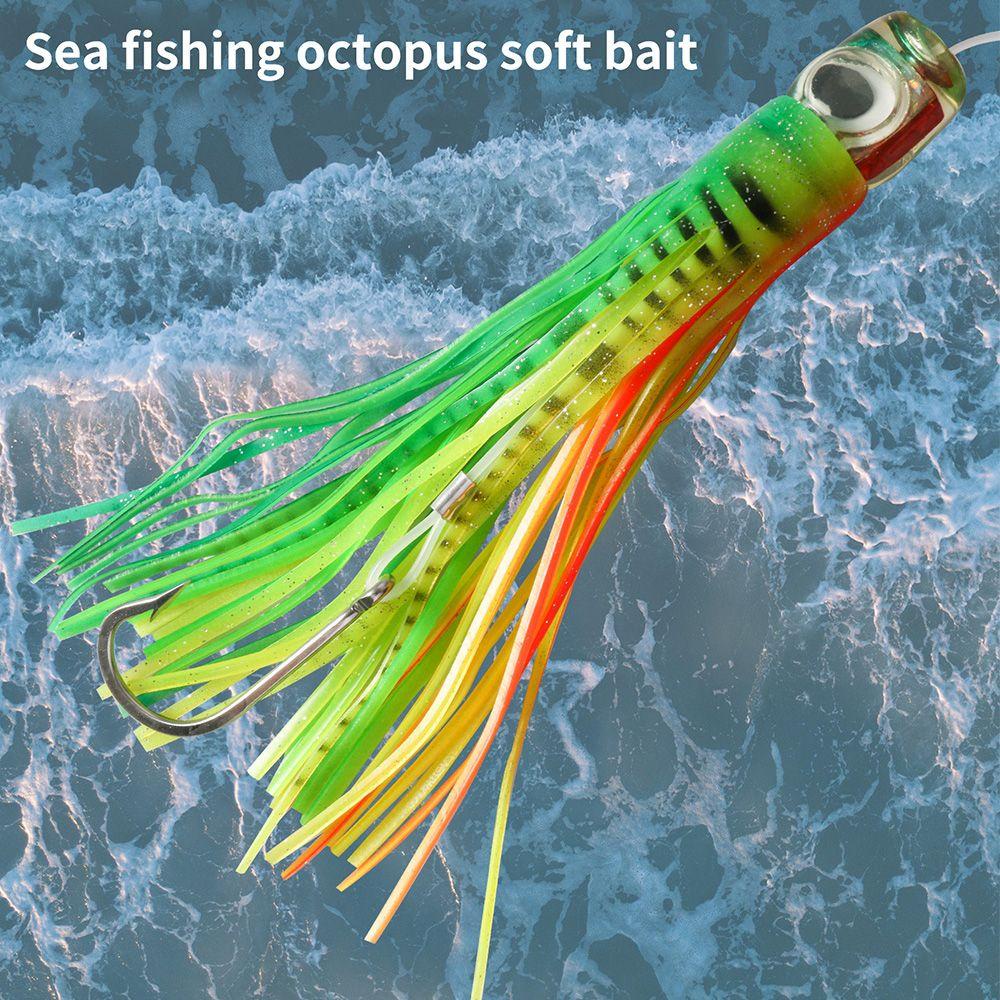 PISTA Mồi Câu Cá Giả Hình Bạch Tuộc Dạ Quang