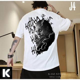 Áo thun J4 JOKER OVERSIZE UNISEX (2 Màu ĐEN-TRẮNG)