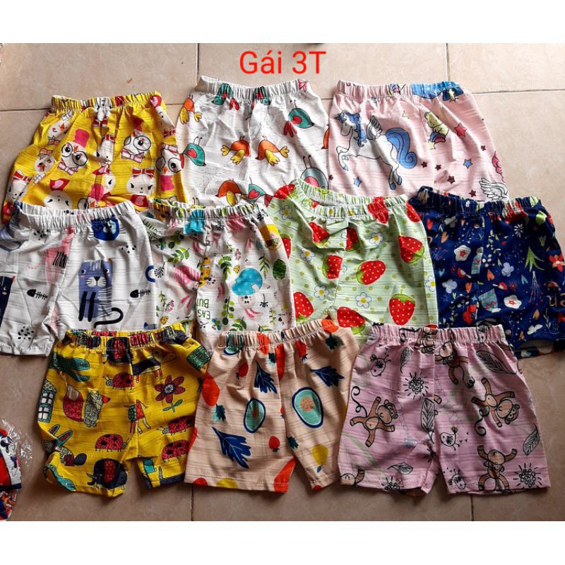 Quần Chục Thông Hơi Chất Cotton Giấy Thái Cho Bé Trai Bé Gái.