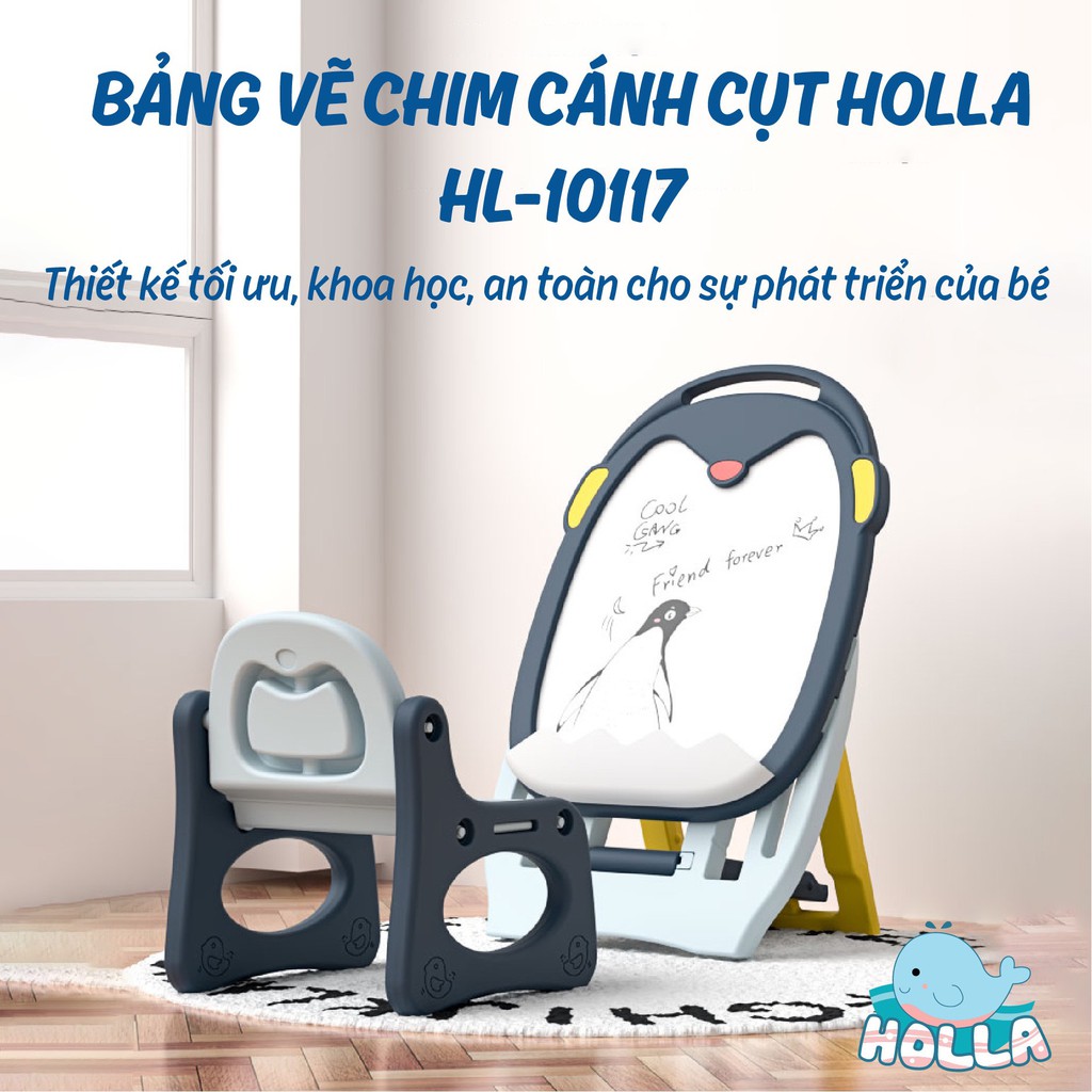 Bảng vẽ chim cánh cụt Holla