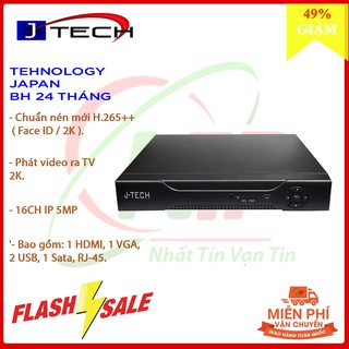Đầu ghi hình camera IP J-Tech HD6216 - 16 kênh