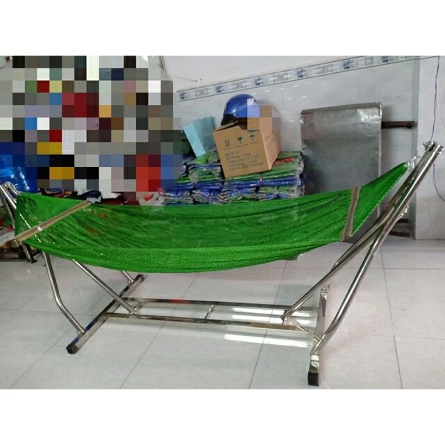 bảo hành 12 tháng võng xếp khung vuông loại 1 | BigBuy360 - bigbuy360.vn