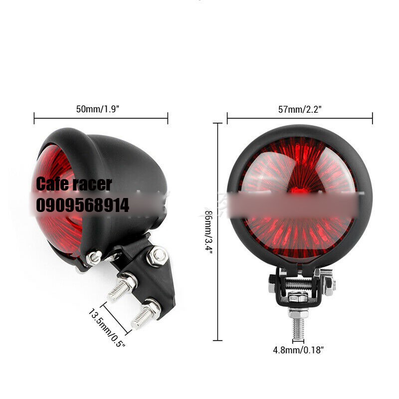 Đèn đuôi led Harley kim loại cao cấp dùng các dòng xe mô tô