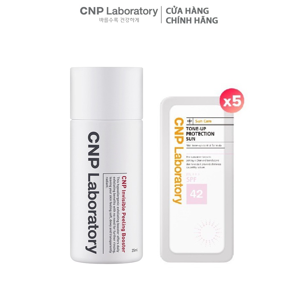 [HB Gift] Combo Gel tế bào thế hệ mới với PHA CNP Laboratory 25ml &amp; 5 gói Kem chống nắng nâng tông da SPF42/PA+++ 2ml