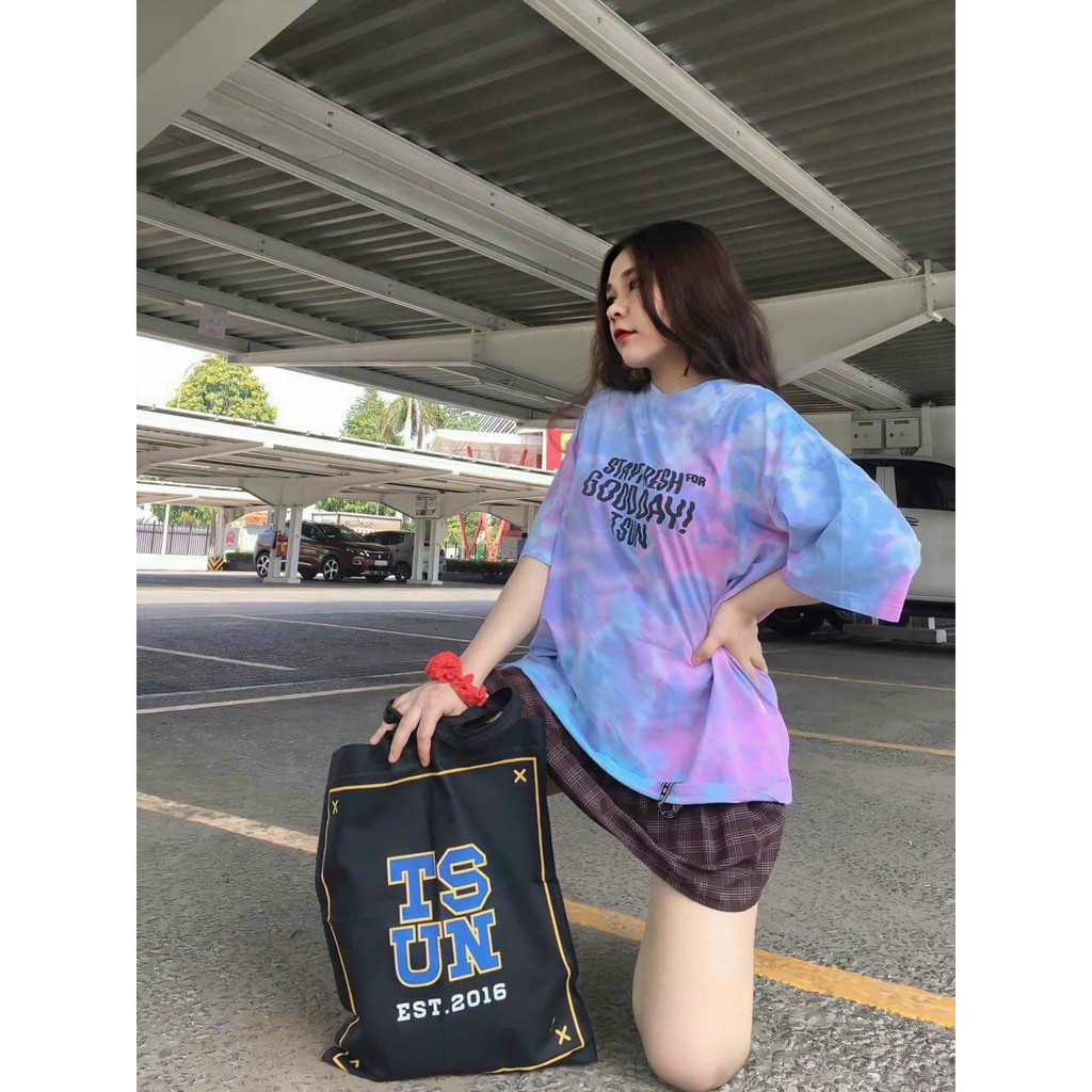 Áo Phông Tay Lỡ From rộng GOOGDAY - Kiểu áo thun Ulzzang Hot Hit 2021 - 727