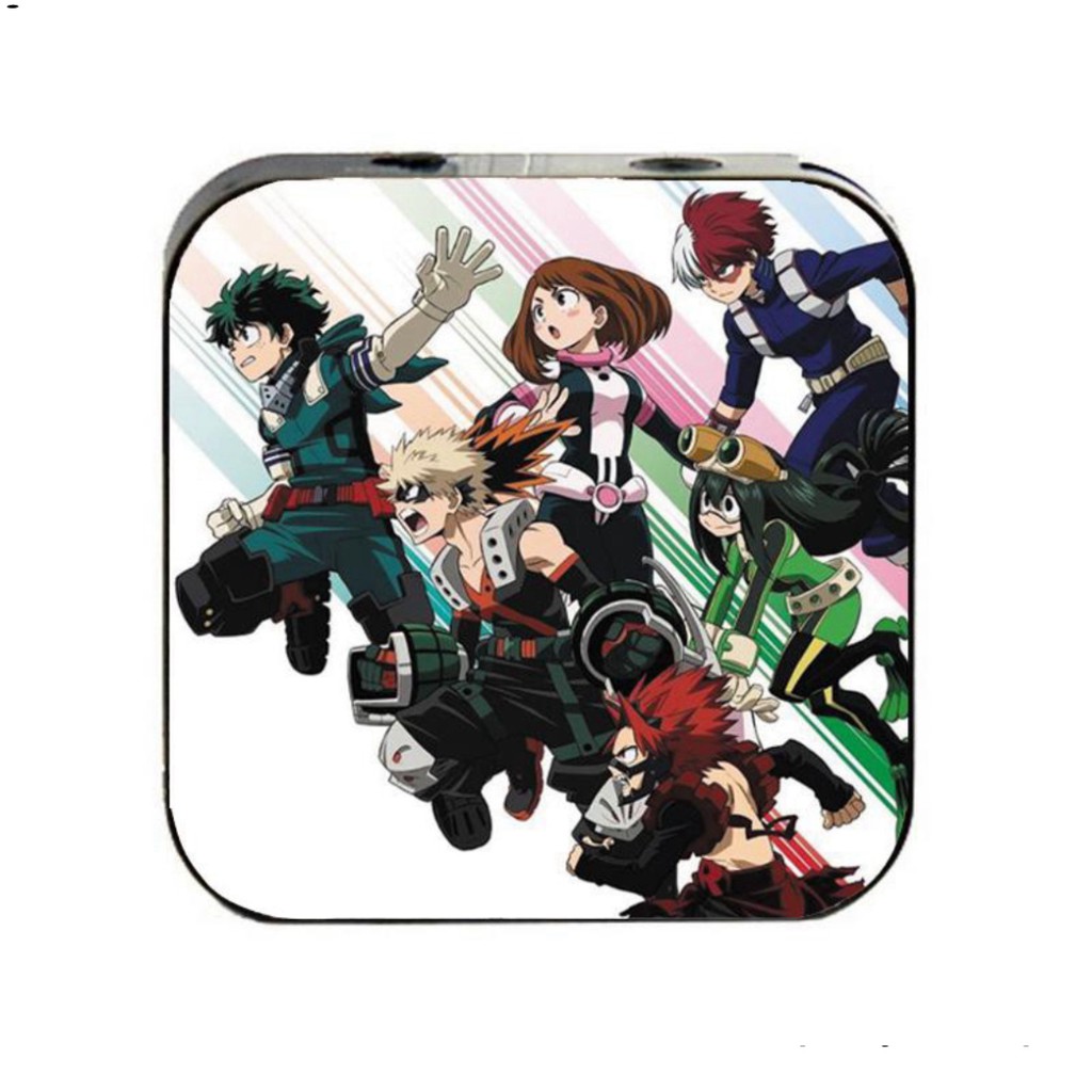 Máy nghe nhạc Boku no Hero Academia - Học viện anh hùng cầm tay mini tặng tai nghe cắm dây có mic và dây sạc mp3