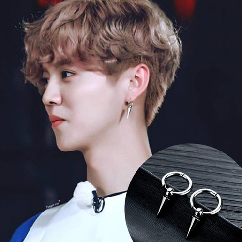 Bông Tai Nam KPOP Titan Không Đen TT 2268 - 1 Cặp