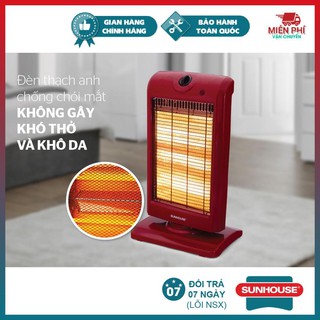 Đèn Sưởi 3 Bóng Sunhouse SHD7016, Máy Sưởi Sunhouse SHD7016, Tốc Độ Làm Ấm Nhanh, Tỏa Nhiệt Đều