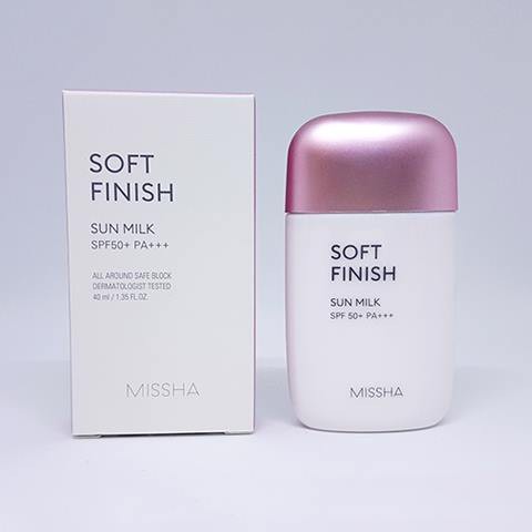 Kem chống nắng Missha Soft Finish Sun Milk SPF 50 PA+++