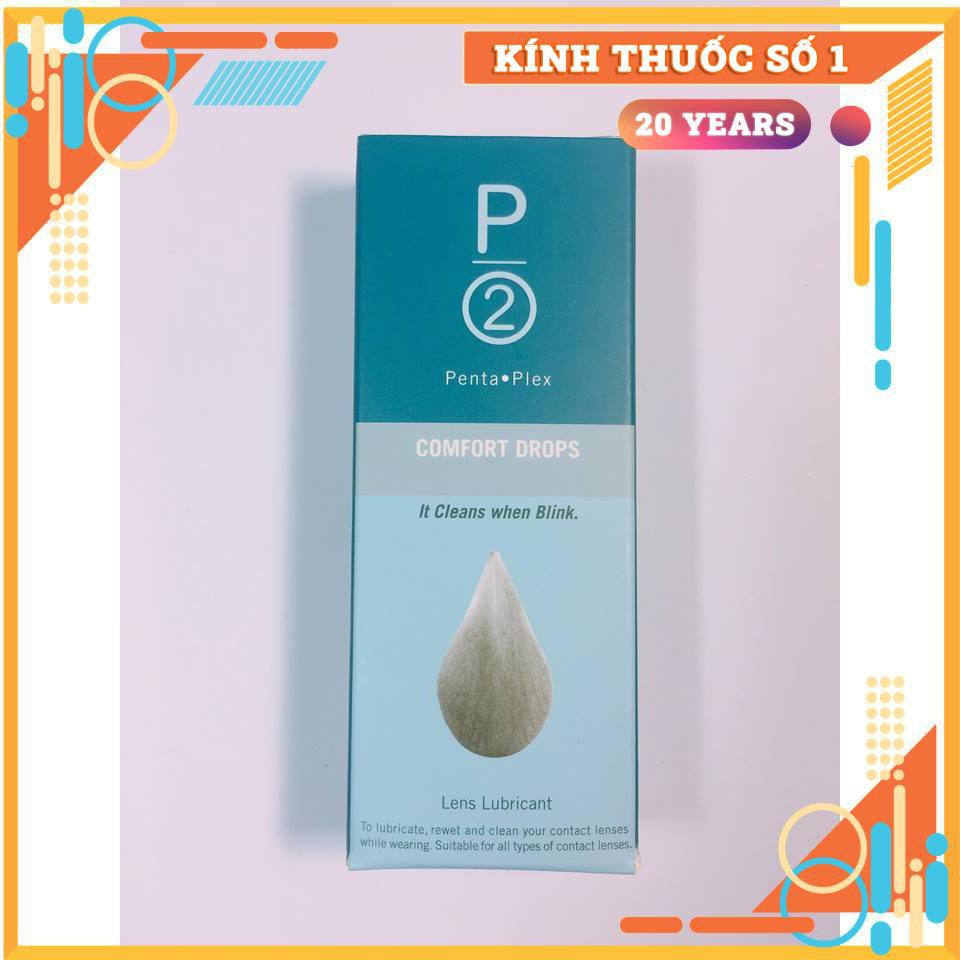 Nước nhỏ mắt khi đeo kính áp tròng P2 Penta Plex Comfort Drops CAO CẤP