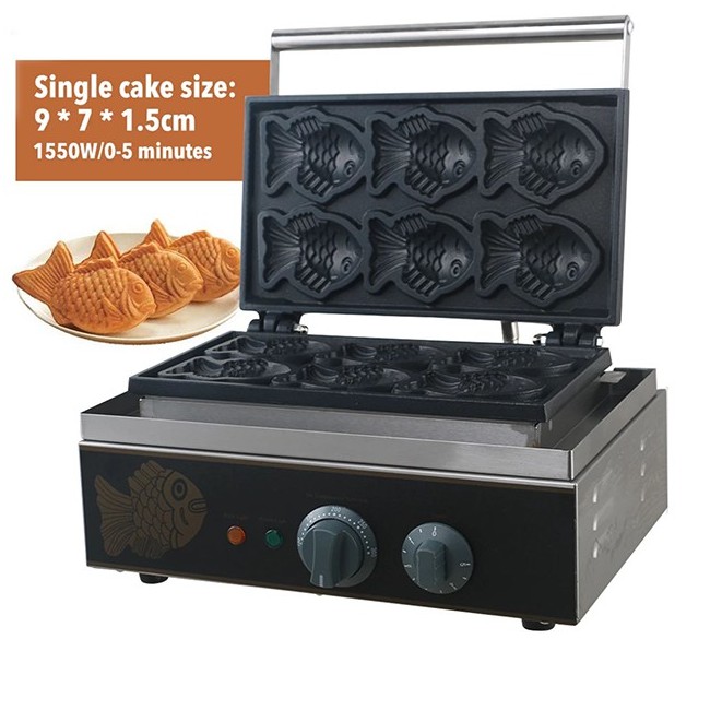 Máy Làm Bánh Cá Công nghiệp 6 Con