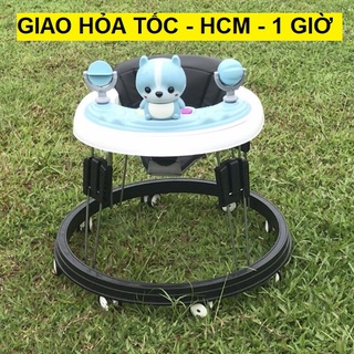 [Giao Hỏa Tốc 1 Giờ HCM] Xe tròn tập đi Jiroshi Có Nhạc Và Đồ Chơi Cho Bé