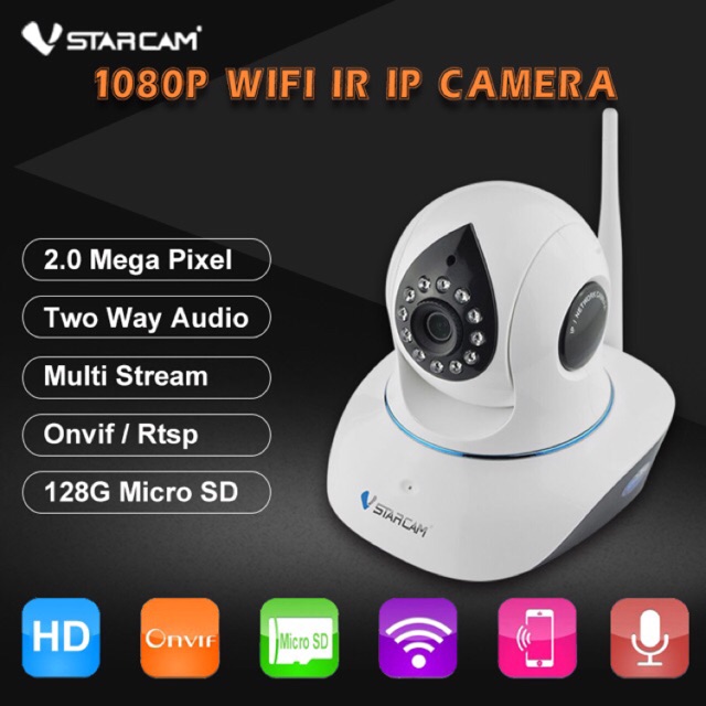 [Mã ELMS9 giảm 6% đơn 300K] Camera an ninh Vstarcam Độ nét chân thực 1