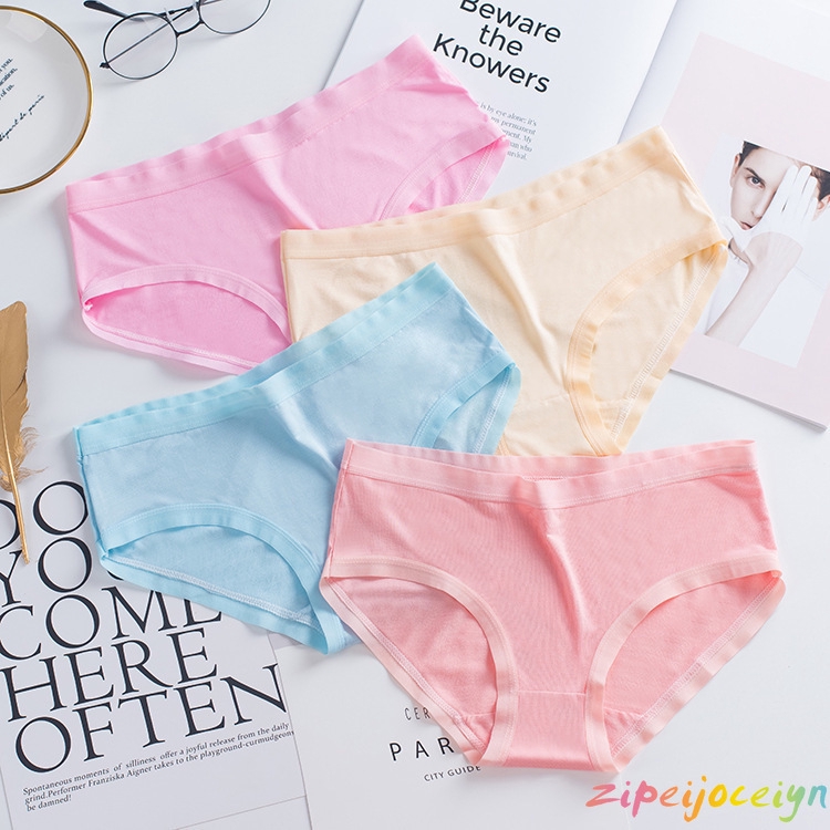 Quần Lót Sợi Polyester Màu Sắc Kẹo Ngọt Xinh Xắn Cho Nữ | BigBuy360 - bigbuy360.vn