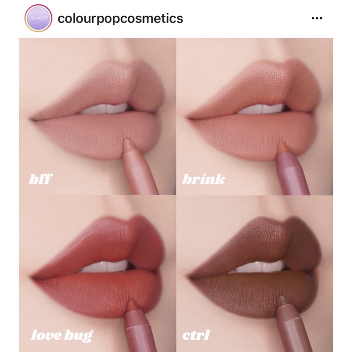 ColourPop - Nude Lippie Pencils | bút chì kẻ viền môi màu nude tách set