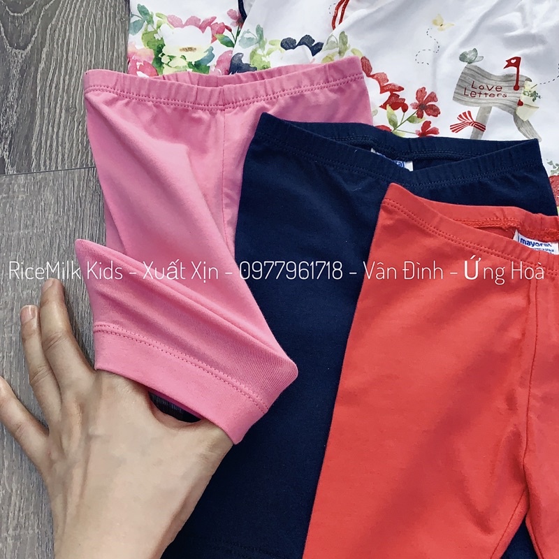 Bộ cotton mayoral áo cánh tiên quần legging xuất dư xịn