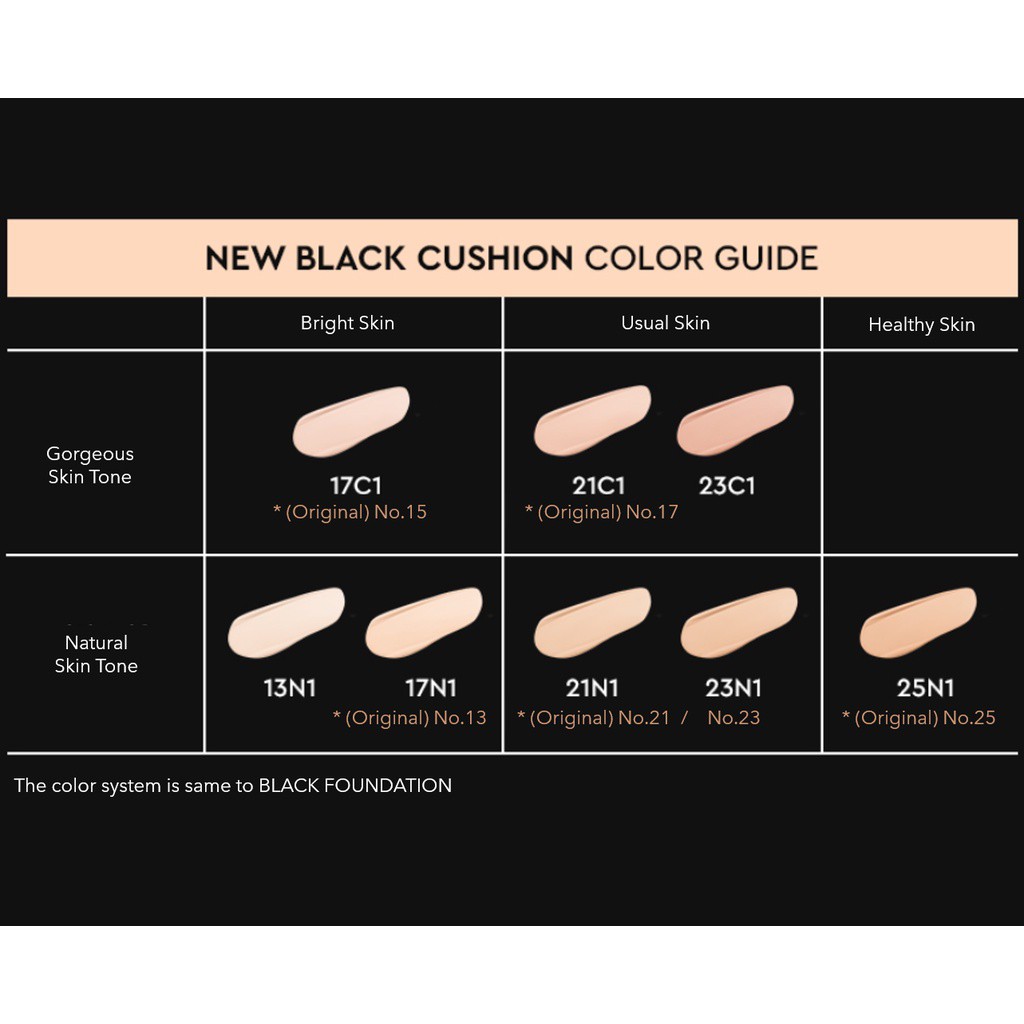 Phấn nước HERA NEW BLACK CUSHION SPF34 PA++
