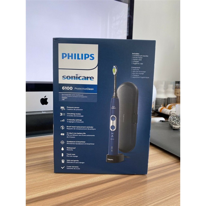 Philips 6100 6500 - Bàn chải điện Philip Sonicare ProtectiveClean 6100, 6500