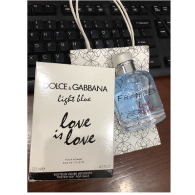 Nước hoa nam tester D&G light blue love is love pour homme 125ml (hộp như hình)