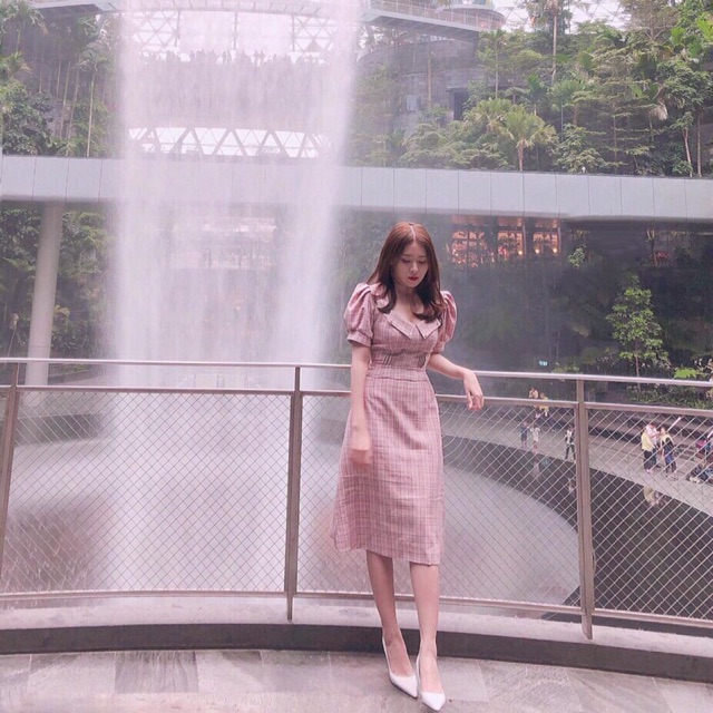 ĐẦM CARO HỒNG