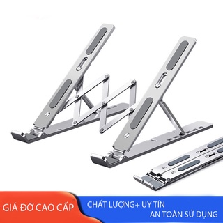 Giá đỡ laptop LS501 bằng nhôm có thể điều chỉnh được độ cao, đế tản nhiệt phù hợp