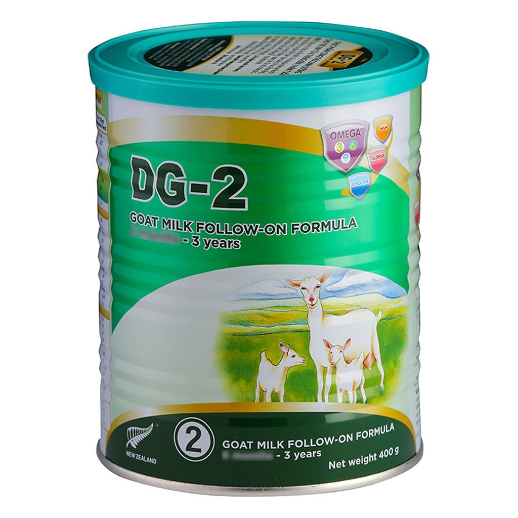 [CHÍNH HÃNG] Sữa Bột DG-2 Goat Milk Follow - On Formula Hộp 400g