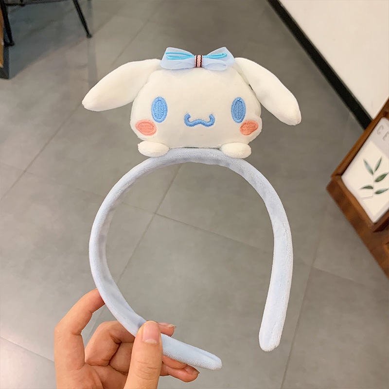 SANRIO Dây Cột Tóc Scrunchies Cinnamoroll Kuromi Melody Hoạt Hình Dễ Thương Cho Bé Gái