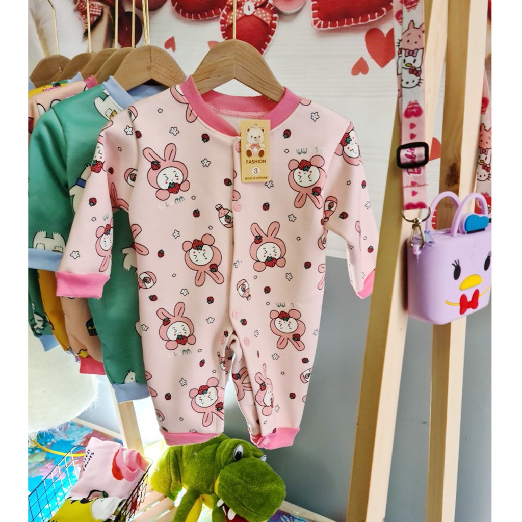 Body nỉ bông cho bé trai và bé gái từ sơ sinh đến 10kg