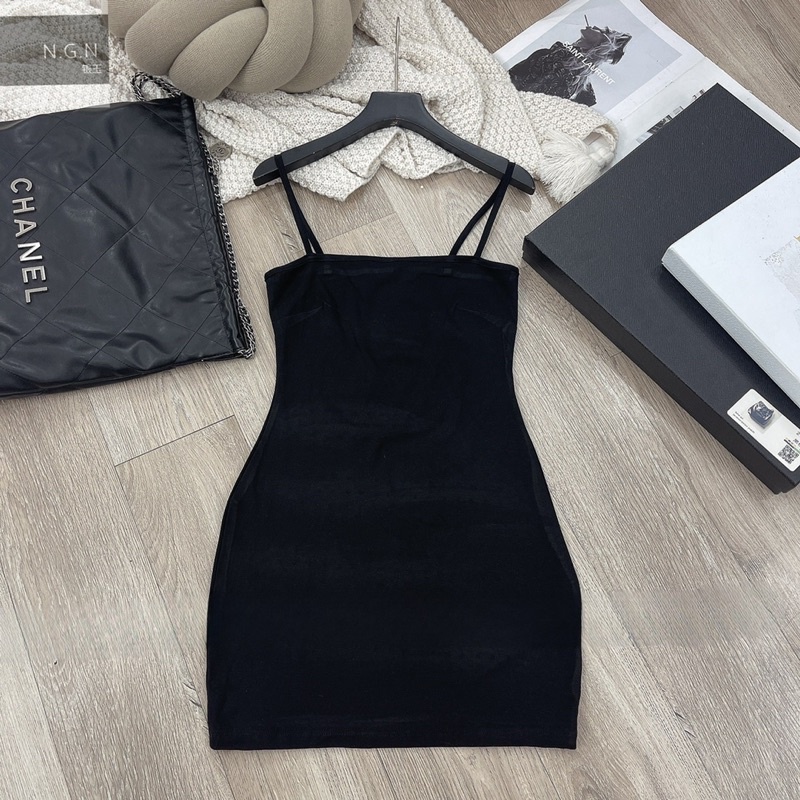 Váy Body 2 Dây Siêu Co Giãn