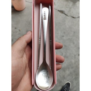 [HANG HOT] Bộ thìa, đũa cá nhân cao cấp cho bé