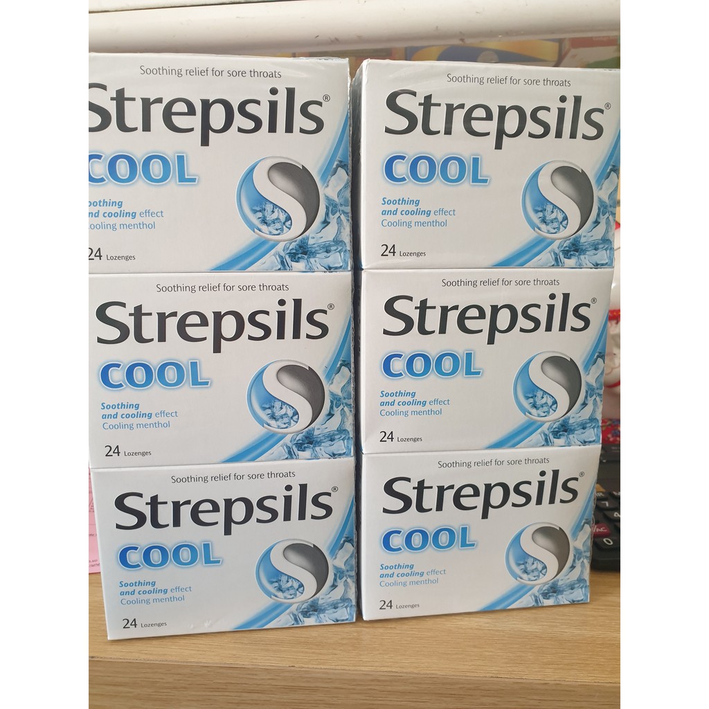 STREPSILS COOL HỘP 24 VIÊN VỊ BẠC HÀ