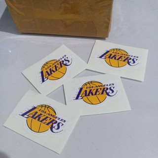 Sticker dán tường hình team los angeles lakers