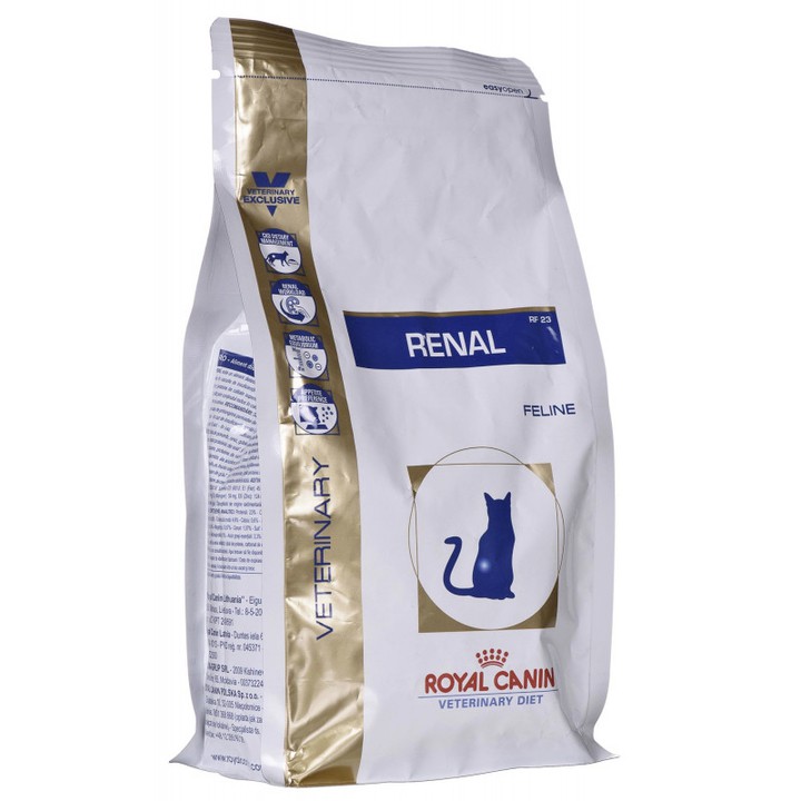 Thức ăn hỗ trợ chức năng thận cho mèo Royal Canin Renal Feline túi 2kg