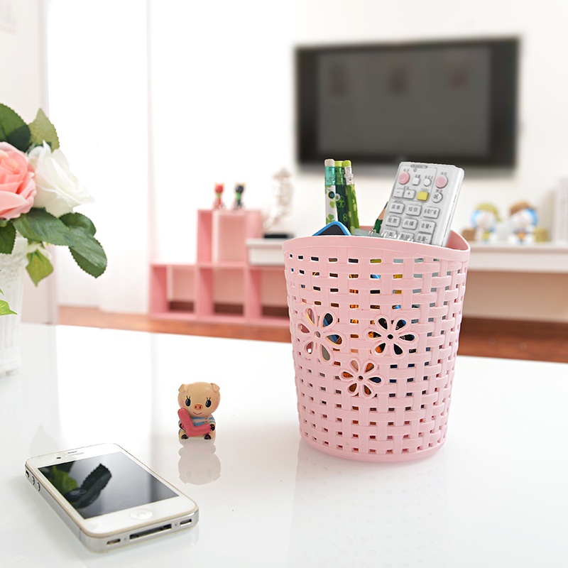 Giỏ Nhựa Đựng Đồ Đa Năng Có Thể Xếp Chồng Tiện Dụng Cho Nhà Bếp / Phòng Tắm