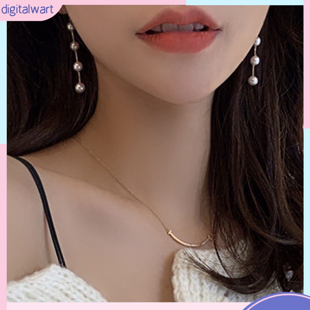 Hoa Tai Dáng Dài Đính Ngọc Trai Nhân Tạo Thời Trang Dành Cho Nữ