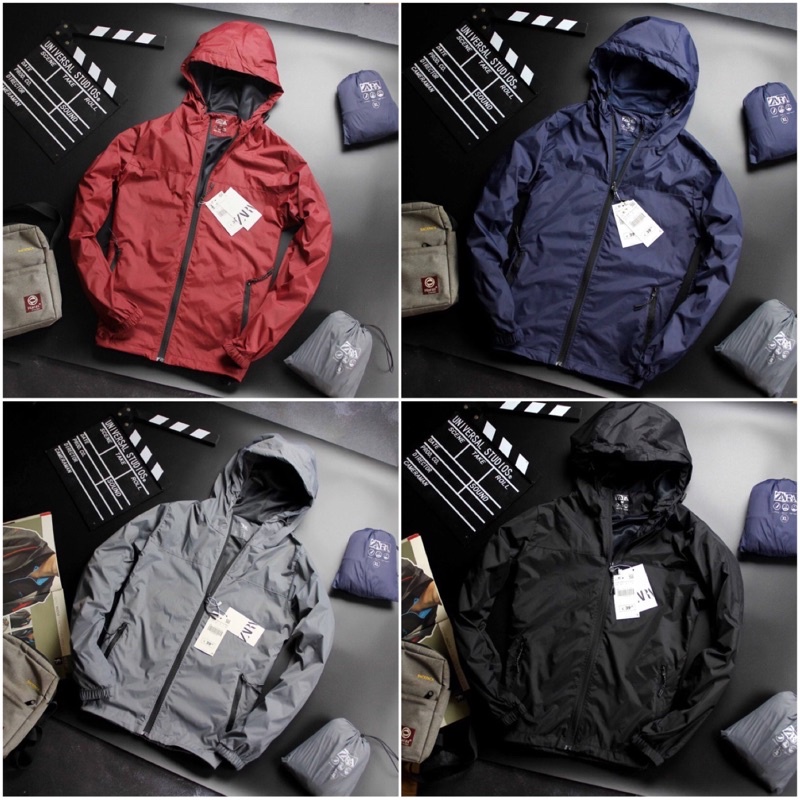 Áo khoác dù Zara hàng xuất dư VNXK chống nước 100%