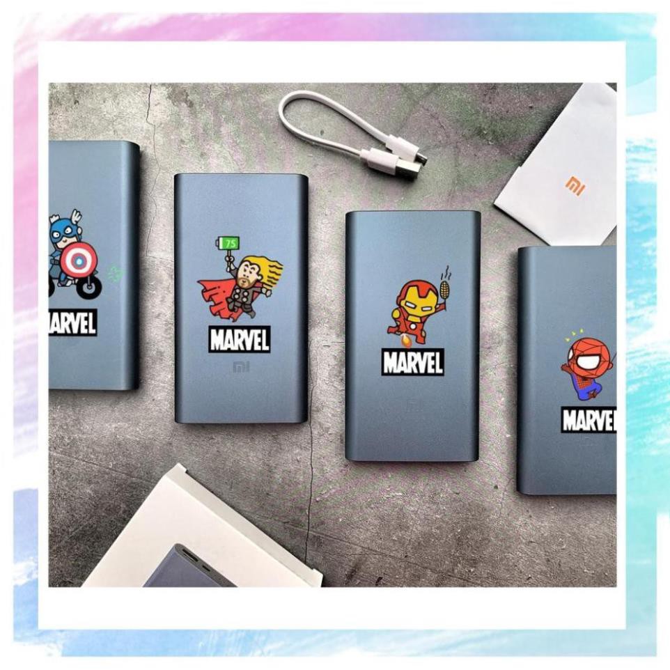 [HÀNG CAO CẤP] Sạc Dự Phòng, Sạc Xiaomi 10000 Marvel - Ly Giữ Nhiệt