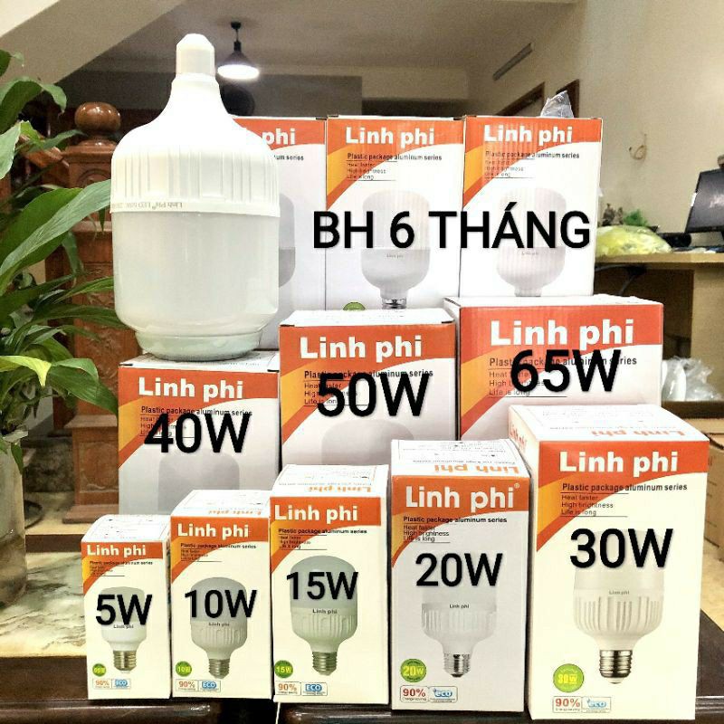 Bóng LED Trụ LINH PHI 5W siêu sáng tiết kiệm 90% điện