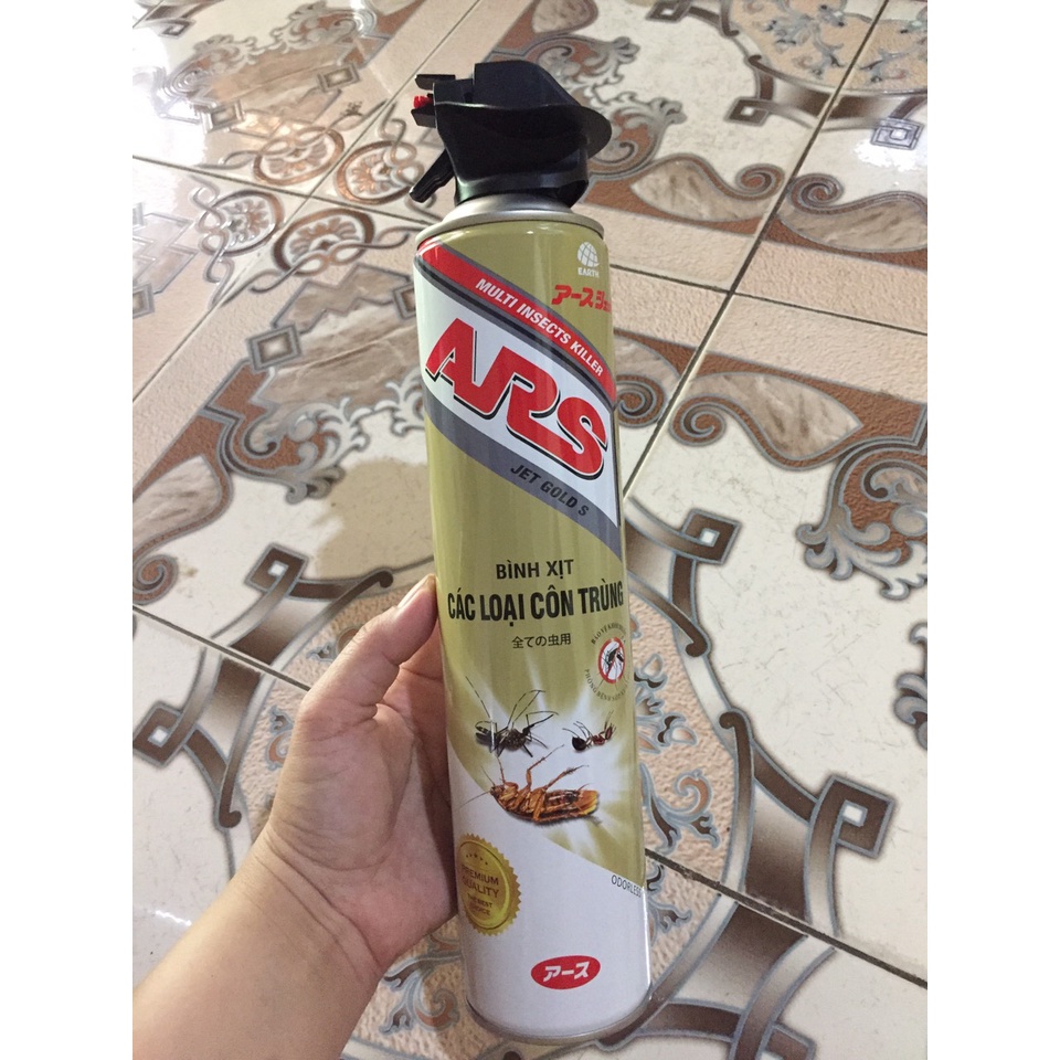 Bình Xịt Các Loại Côn Trùng ARS Jet Gold S 600 ml