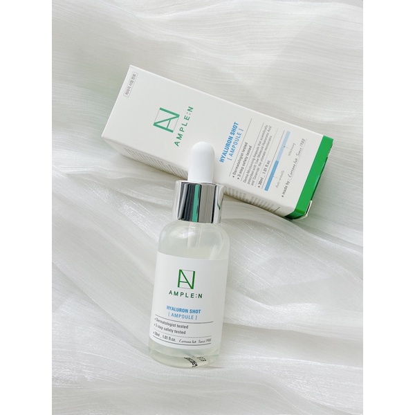 Tinh chất dưỡng ẩm chống lão hóa Ample:N Hyaluron Shot Ampoule