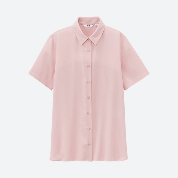 Áo sơ mi nữ rayon Uniqlo chính hãng